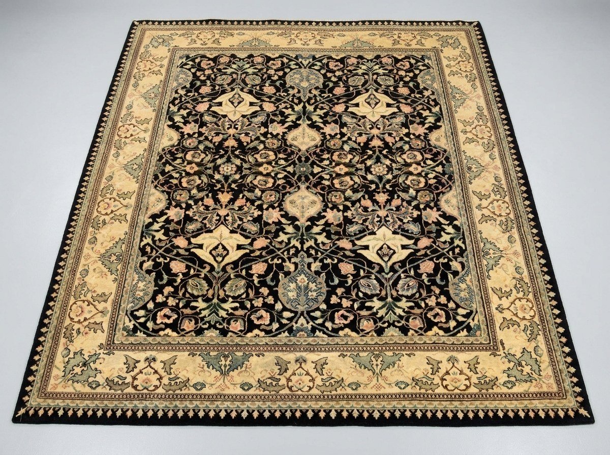 Black Allover Floral