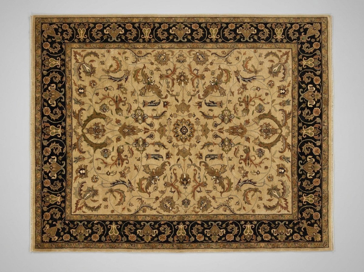 Gold Medallion Black Border