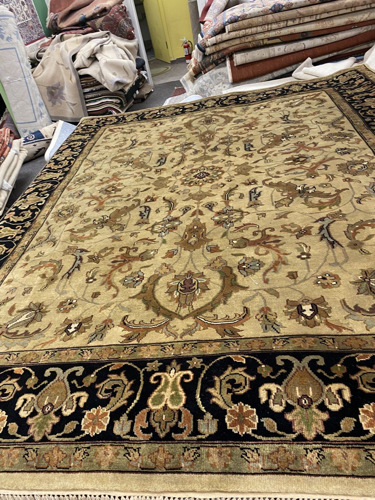 Gold Medallion Black Border