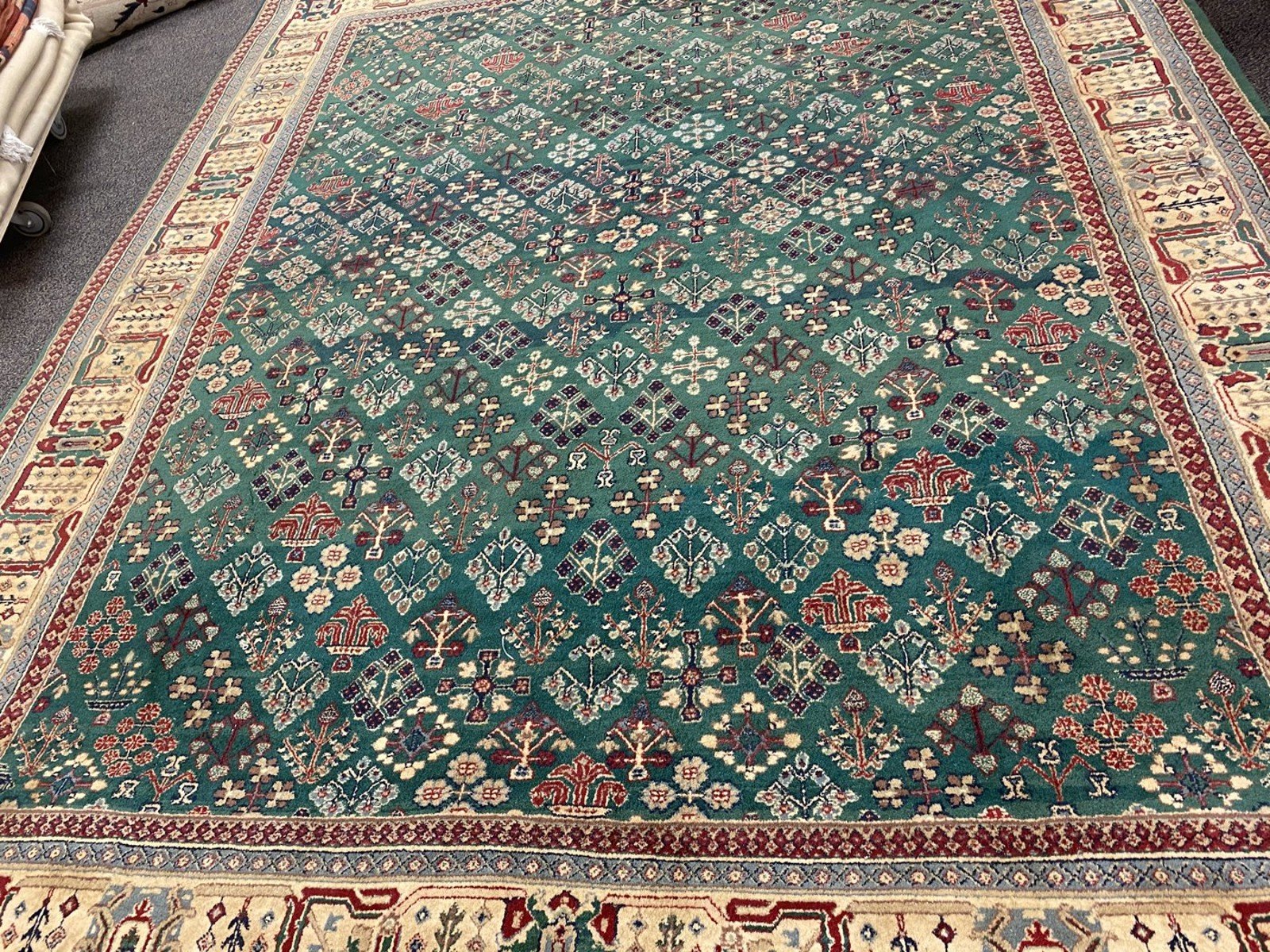 Teal Diamond Repeat