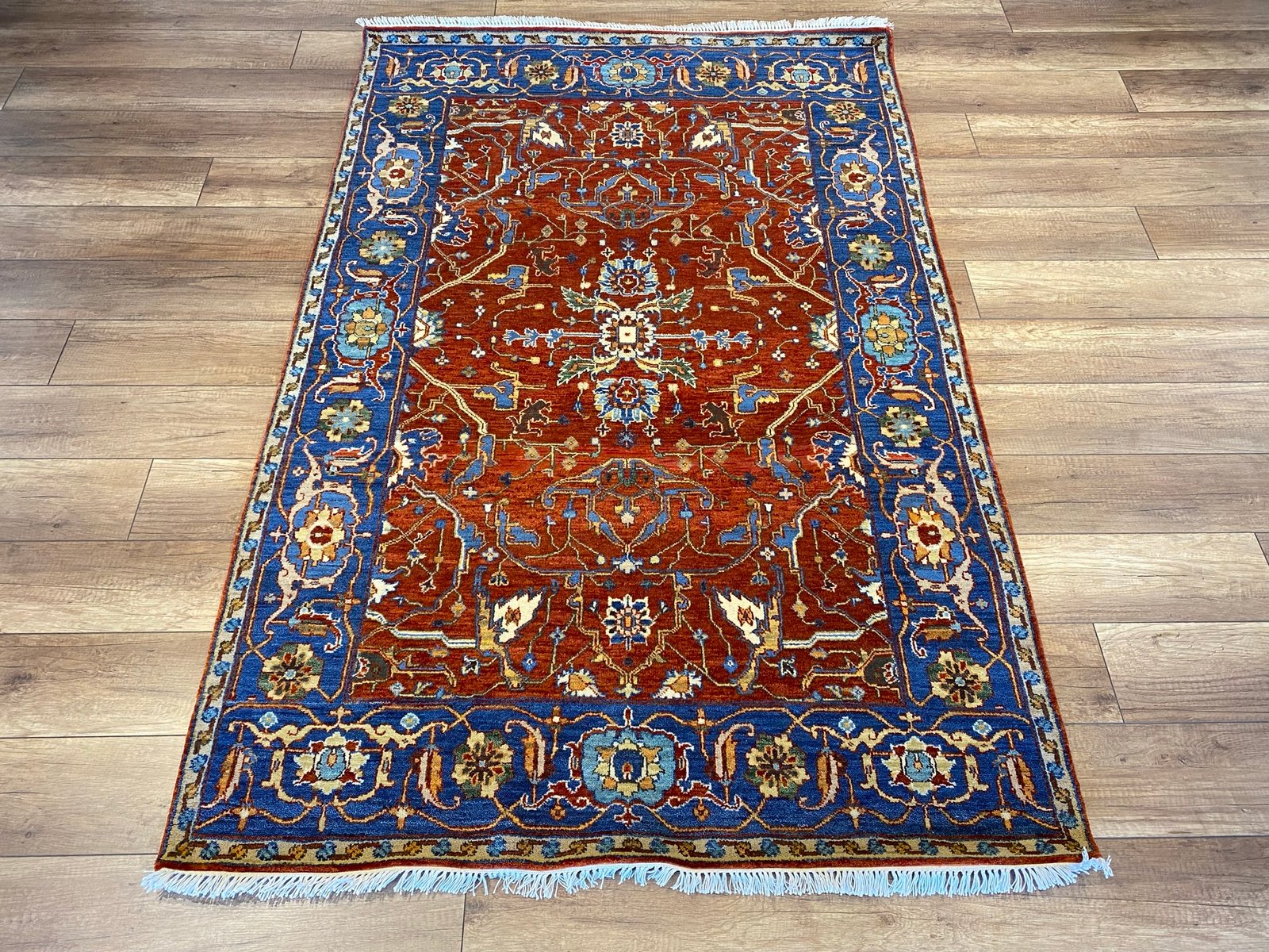 Distressed Blue Traditional