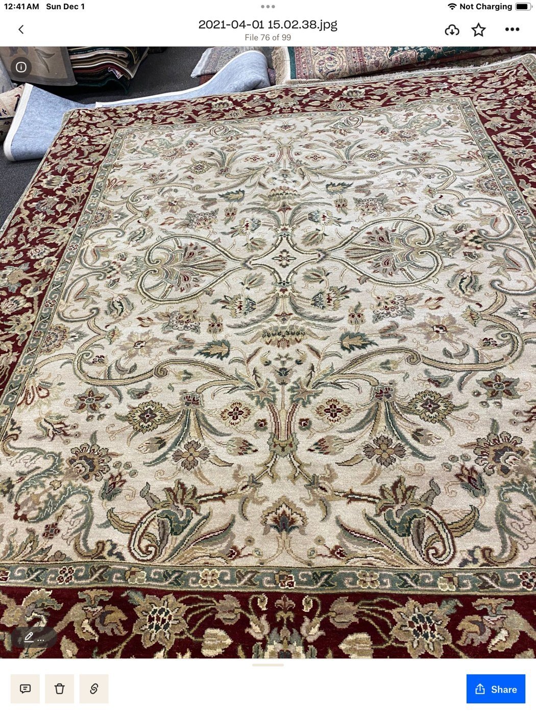Ivory Allover Floral