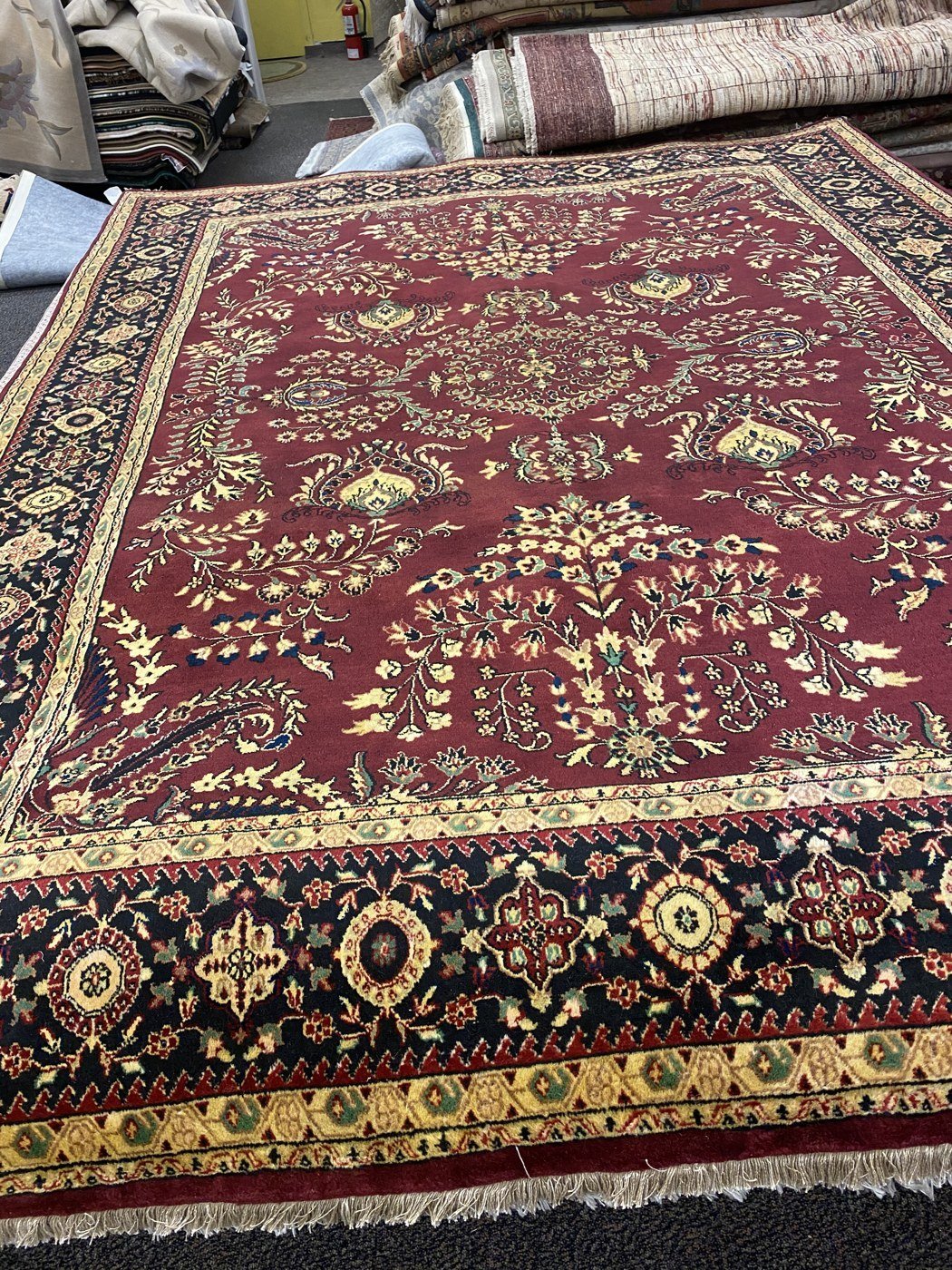 Red Kashan Floral