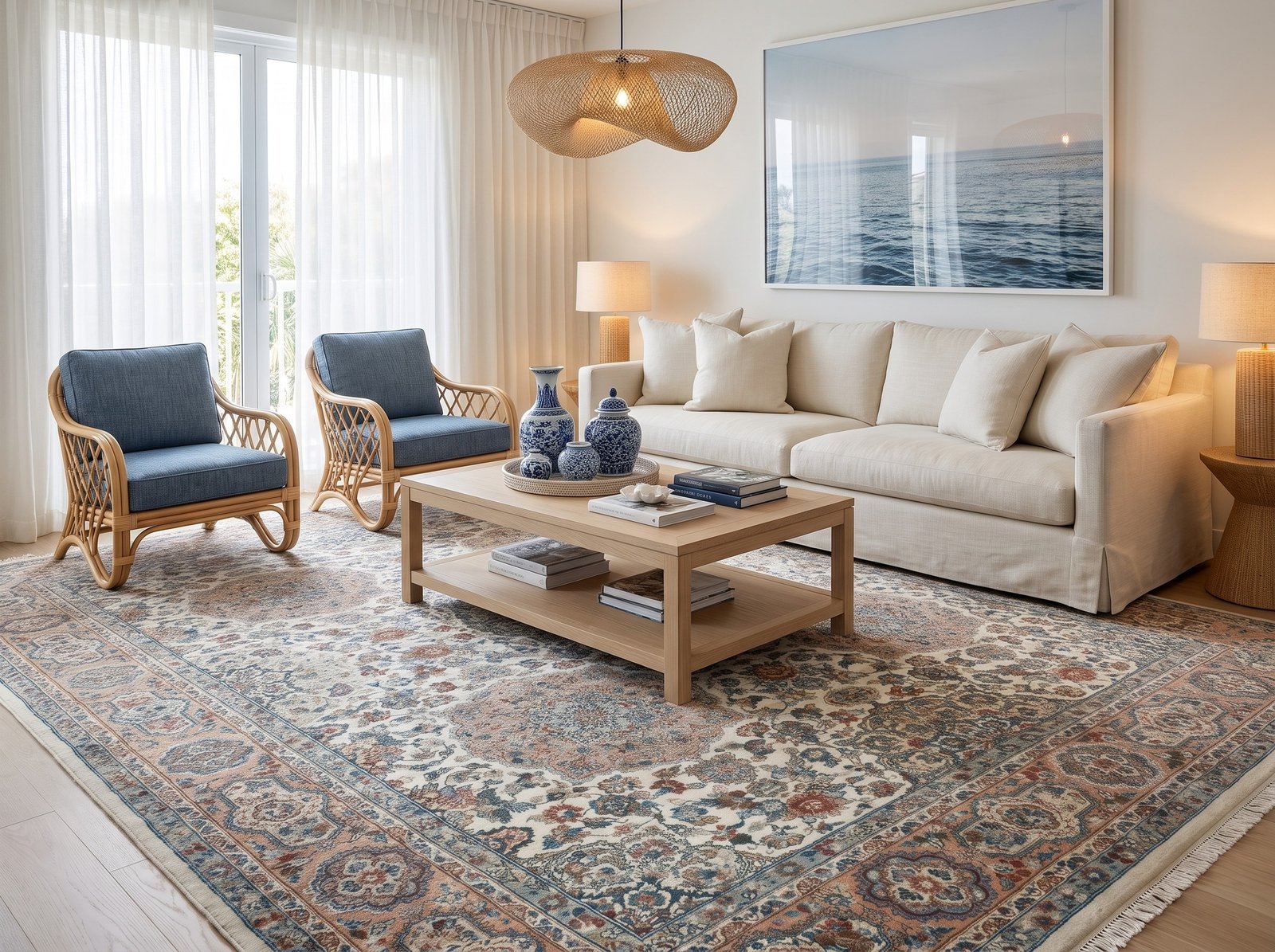 Ivory Blue Persian