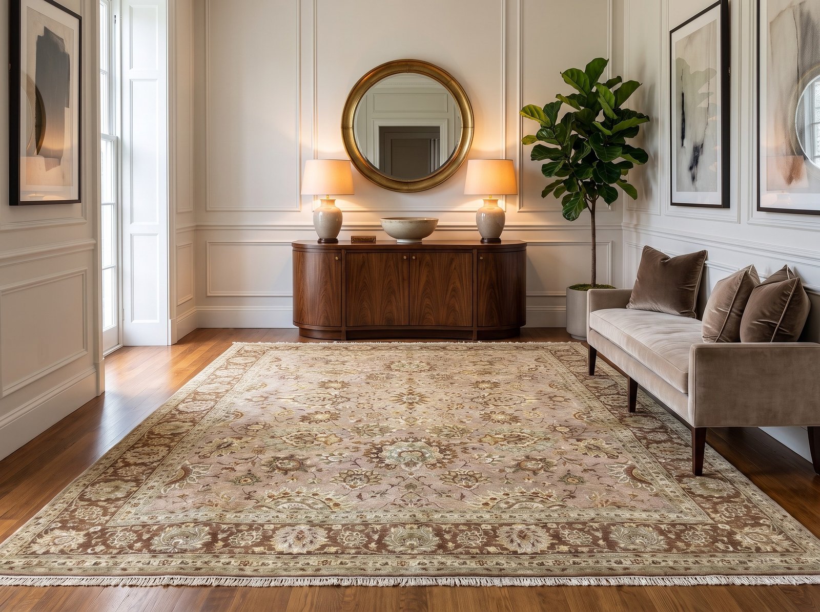 Ivory Ornate Entry