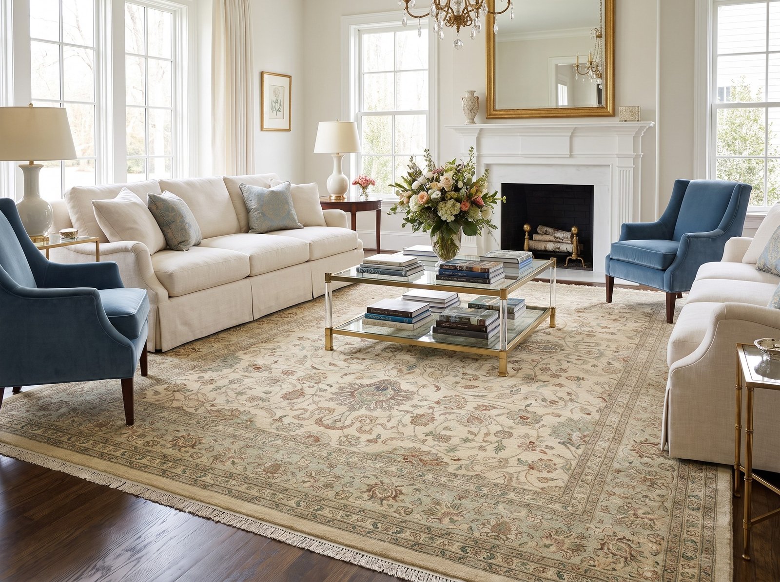 Ivory Persian Floral