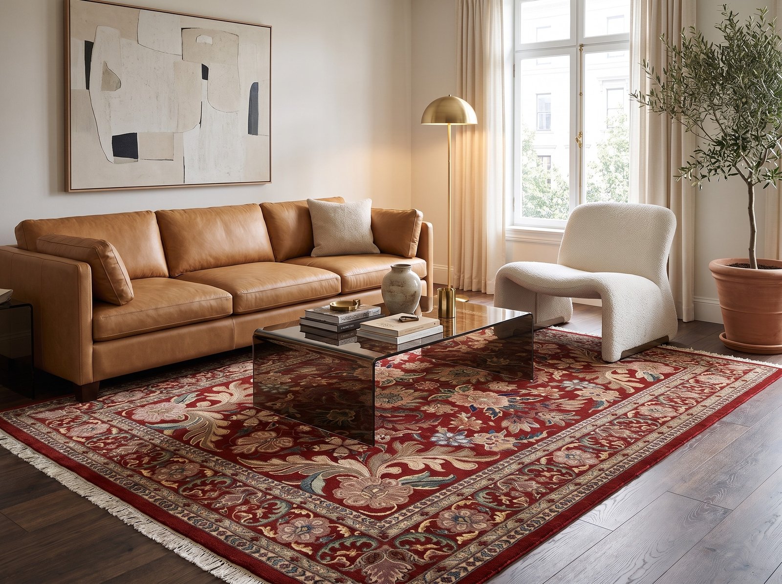 Red Heritage Floral