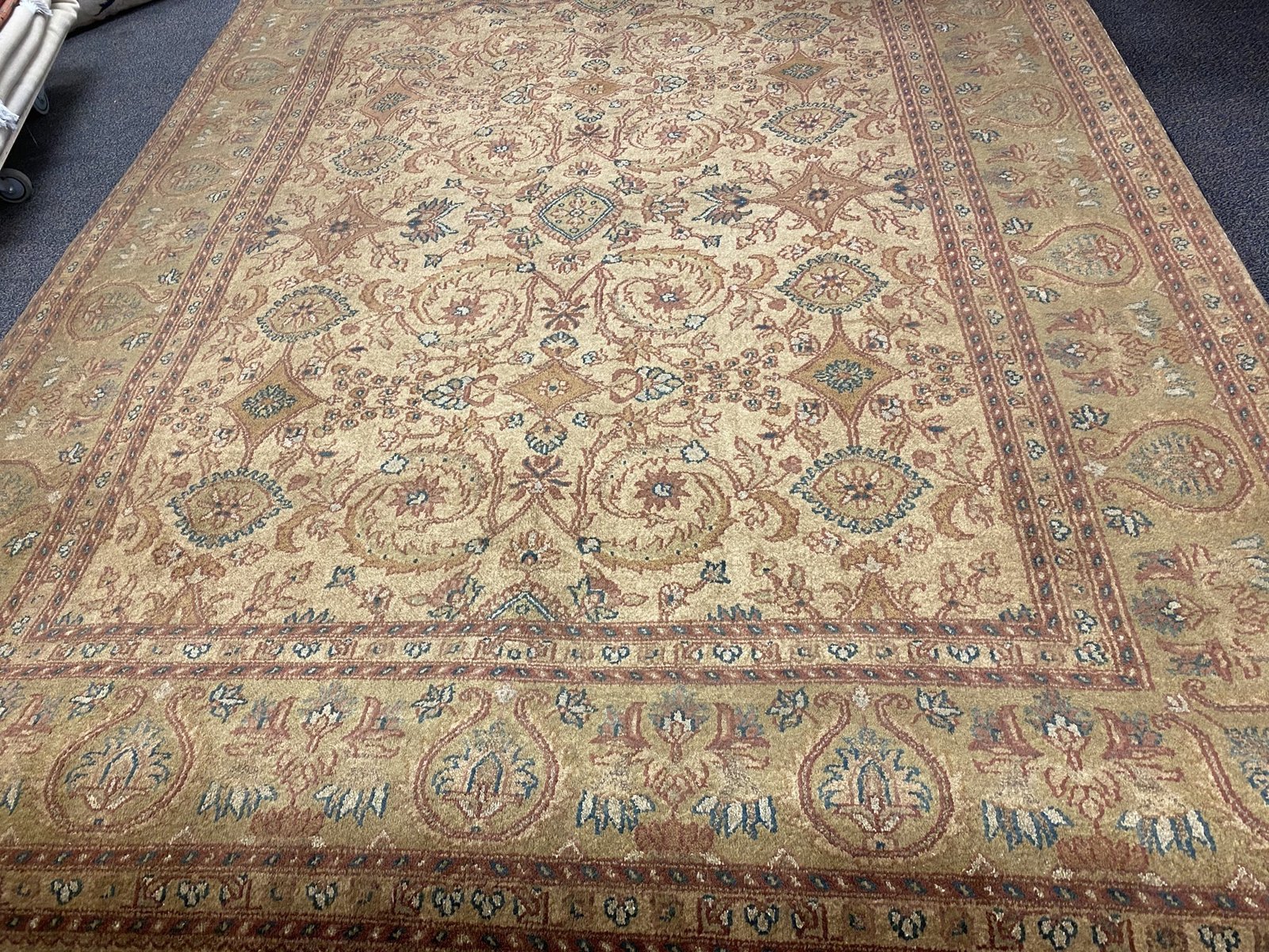 Tan Floral Persian