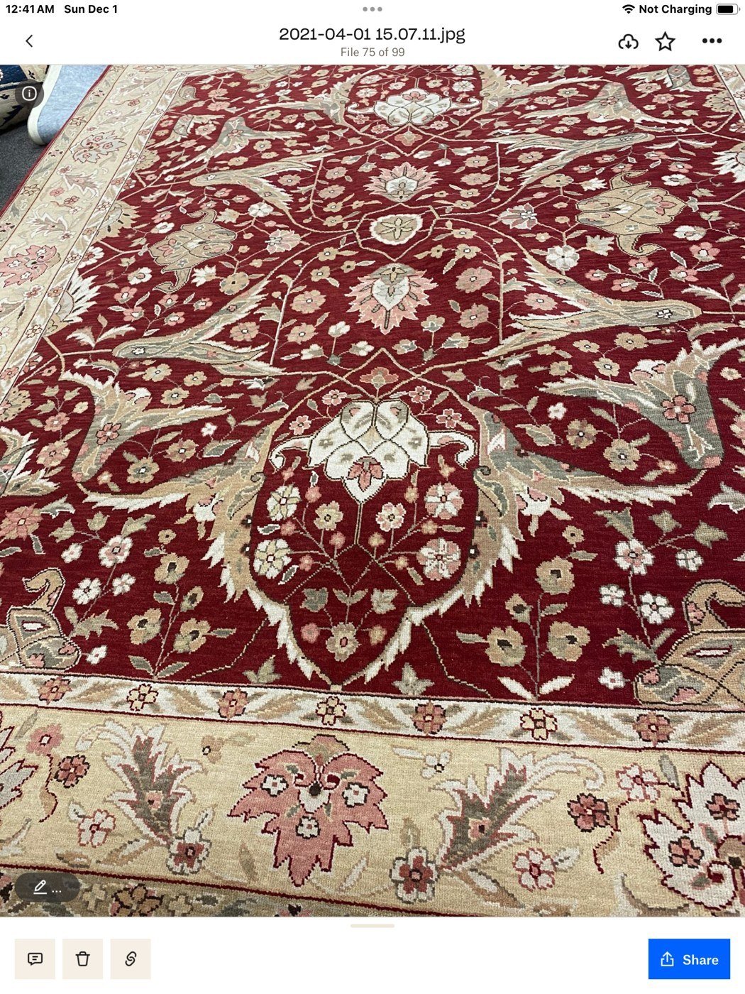 Red Allover Floral