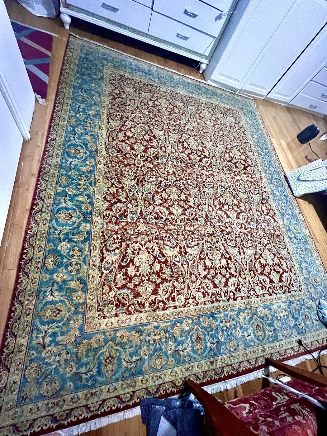 Teal Kashan Medallion